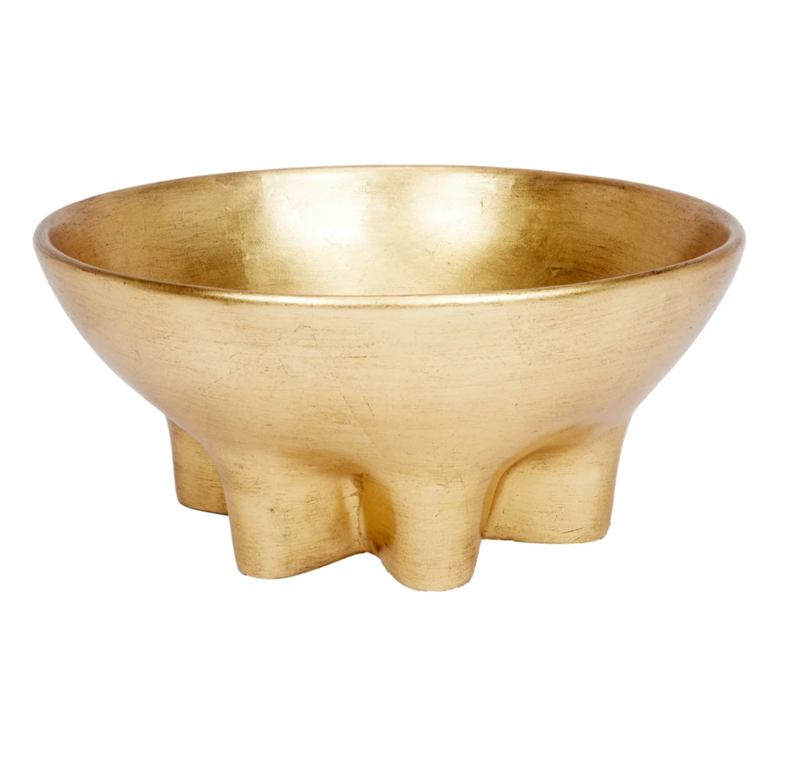 FINN GOLD LEAF DECORATIVE BOWL