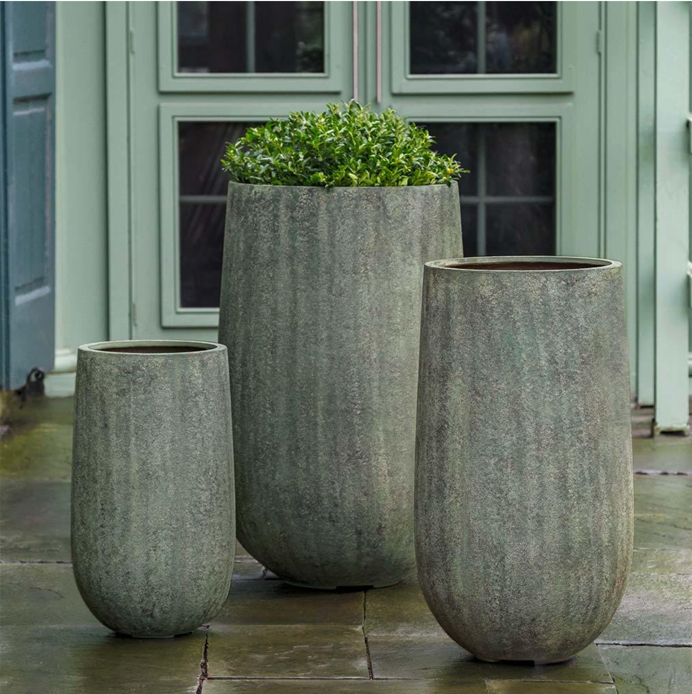 MEWS PLANTER-VERDIGRIS LITE