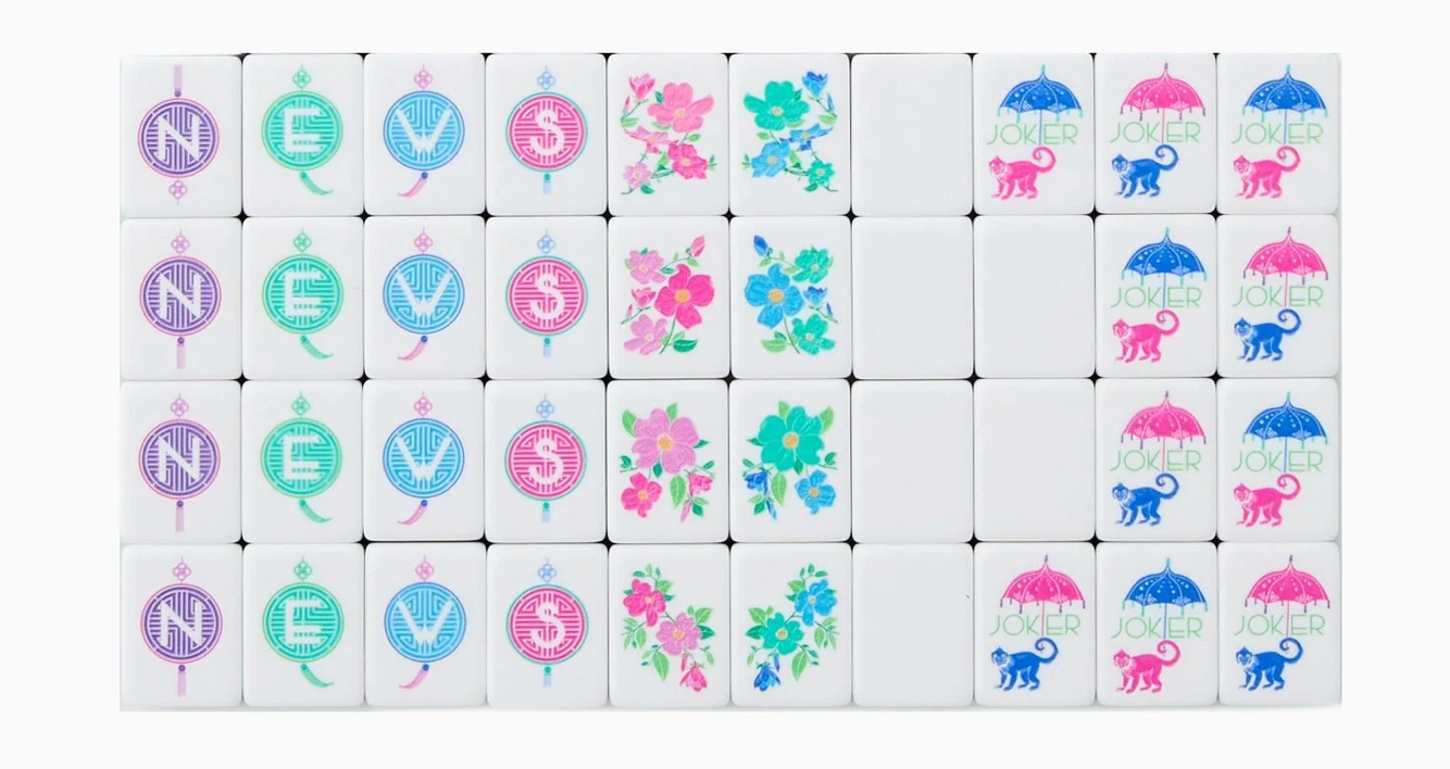 JASMINE MAHJONG TILE SET