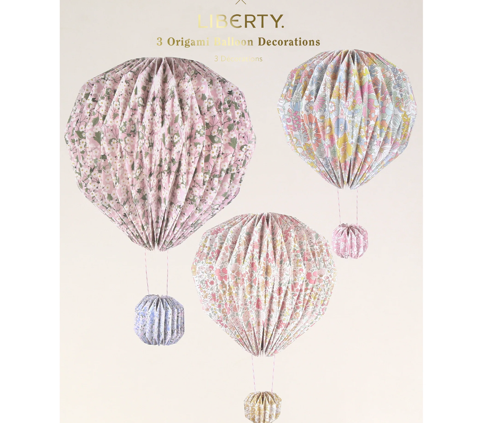 PAPER HOT AIR BALLOONS