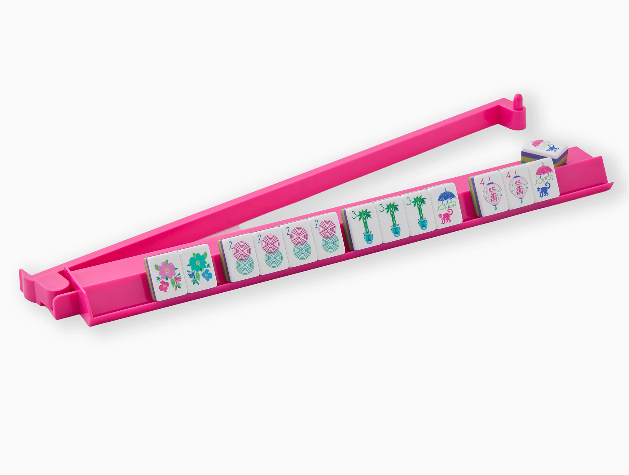 MAHJONG HOT PINK RACK & PUSHER SET