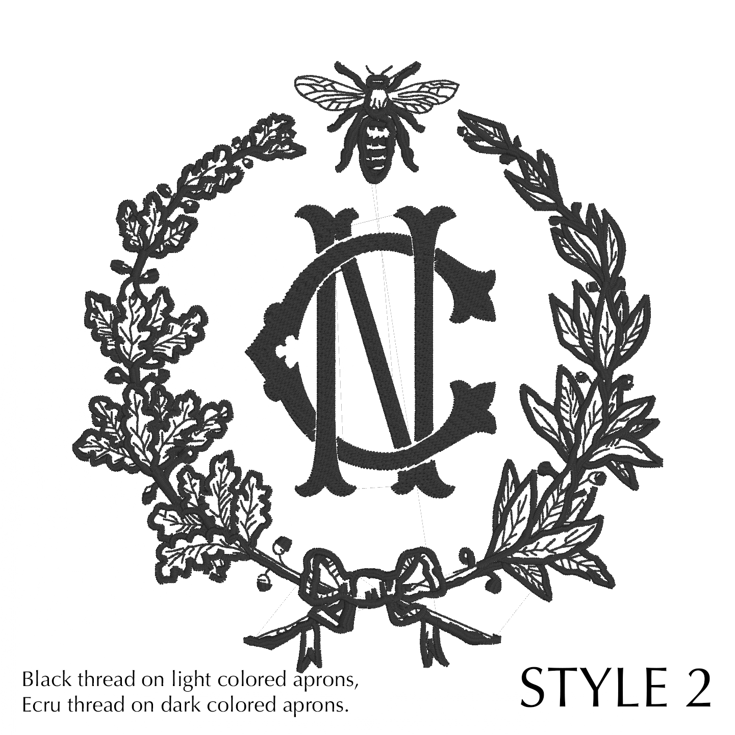 GRAY GARDEN APRON