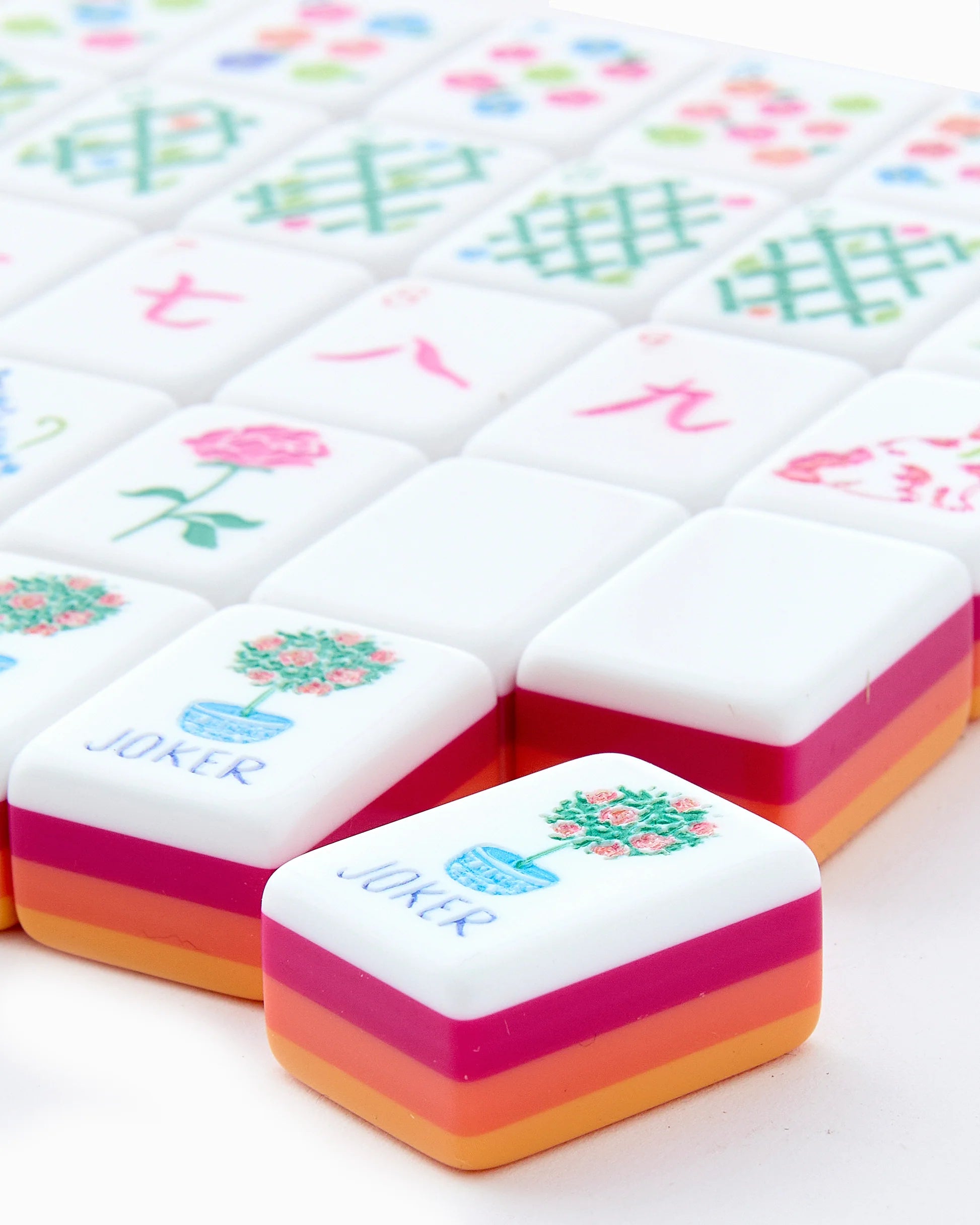 SUNSET MAHJONG TILE SET